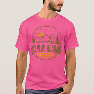 T-shirt Ballplay vintage Alabama Mountain Randonnée Souven