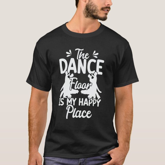 T-shirt Ballroom Dancing Partner Line Of Dance Ballet Danc (Devant)