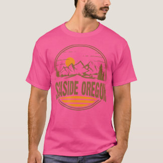 T-shirt Balnéaire vintage Oregon Mountain Randonnée Souven