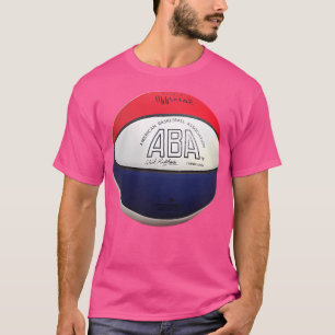 T-shirt Balon Aba Avant De Fusionner Avec La Nba