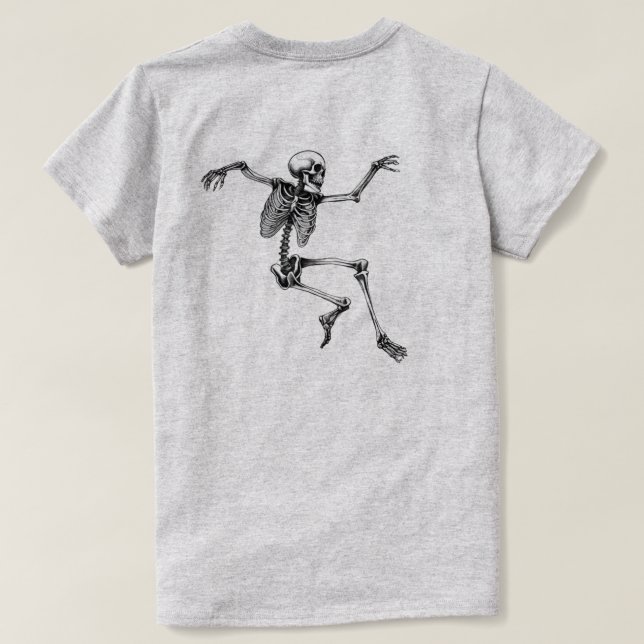 T-shirt Balter Dancing Skeleton (Design dos)