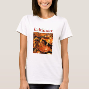 T-shirt Baltimore a cuit le logo à la vapeur de crabes