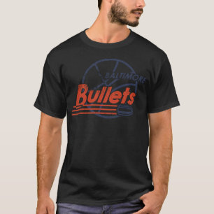 T-shirt Baltimore Bullets Rétro Déficit Équipe De Basketba