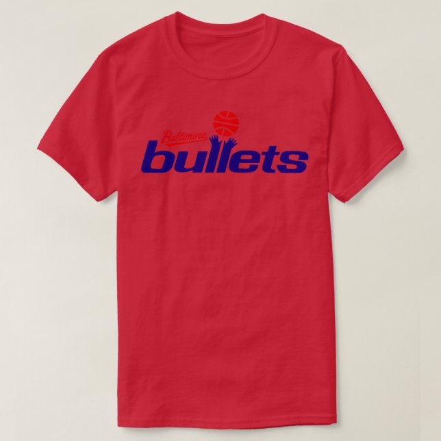 T-shirt Baltimore Défaut Baltimore Bullets Basketball (Design devant)