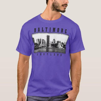 T-shirt Baltimore Skyline Maryland Pride Vintage Baltimore