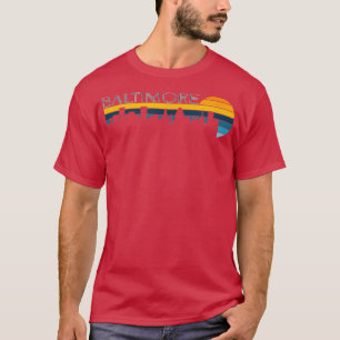 T-shirt Baltimore Skyline Vintage Retro Sunset Baltimore C