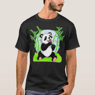 T-shirt Bamboo Chinese Wildlife Forest Animal Cute Panda B