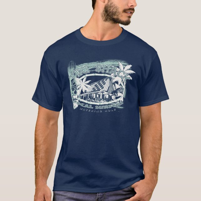 T-shirt bambou de cabane de tiki (Devant)