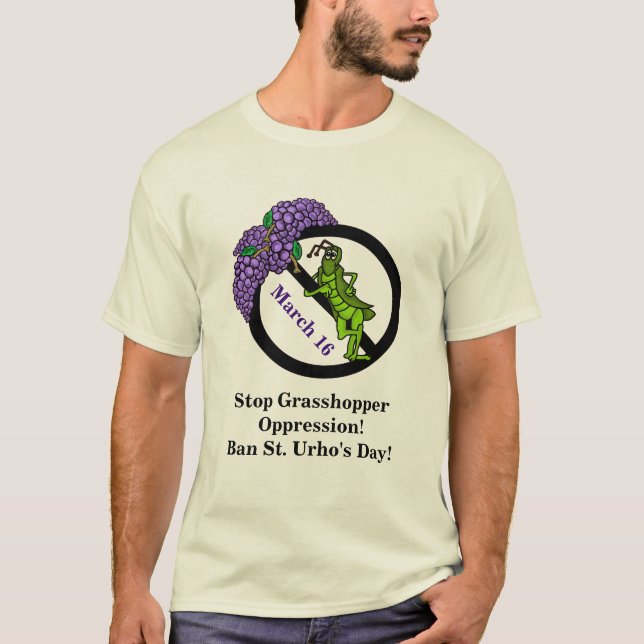 T-shirt Ban St. Urho's Day (Devant)