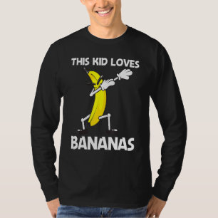 T-shirt Banana Art Pour Enfants Garçons Berry Fruit Smooth