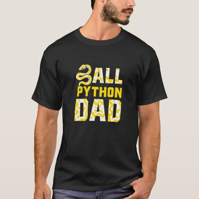 T-shirt Banana Ball Python Herpetologist Ball Python Dad H (Devant)