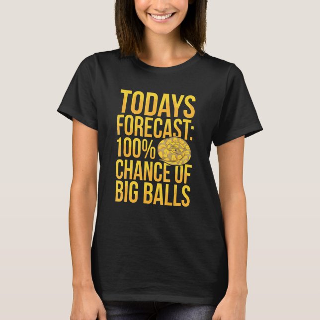 T-shirt Banana Ball Python Quote for a Ball python   (Devant)