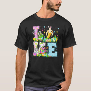 T-shirt Banana Fruit Easter OEuf Chasse Amour Amoureux Ban