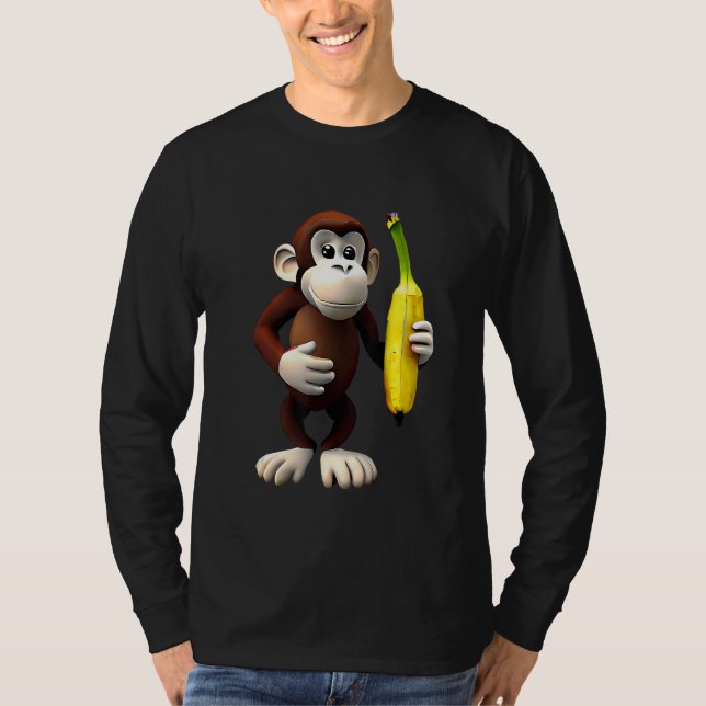 T-shirt Banana Monkey (Devant)