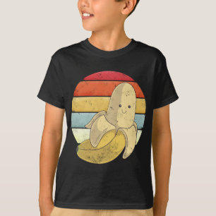 T-shirt Banana Retro Vintage Sunset Cute Nourriture Fruit
