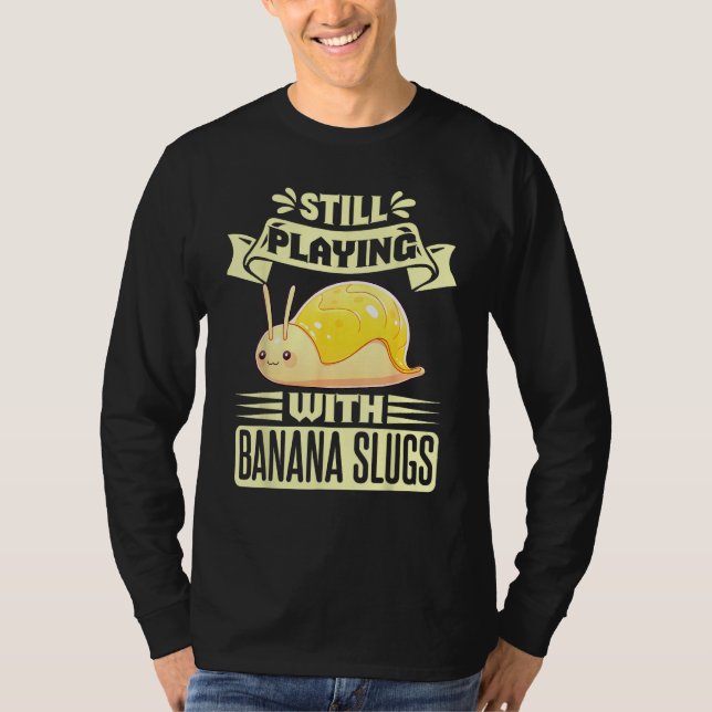 T-shirt Banana Slug Collecting Quote for Slug Science 5 (Devant)