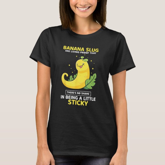T-shirt Banana Snail Collecting Quote for Snail Catcher 6 (Devant)