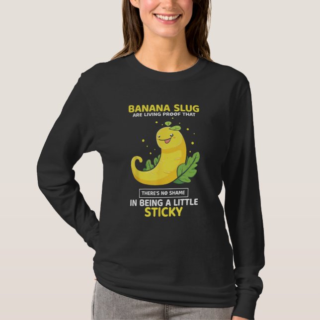 T-shirt Banana Snail Collecting Quote for Snail Catcher 6 (Devant)