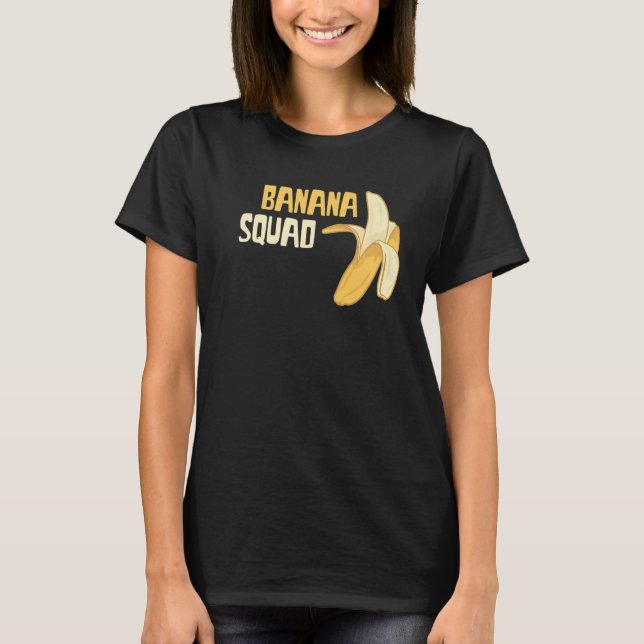 T-shirt Banana Squad Vegetariens Vegetariens Banana Fruit (Devant)