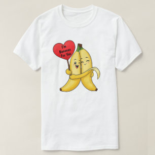 T-shirt Banana Valentine's Day Unisex