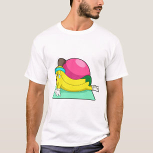 T-shirt Banane au yoga Fitness
