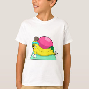 T-shirt Banane au yoga Fitness