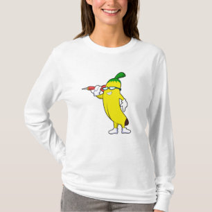 T-shirt Banane aux fléchettes avec fléchettes
