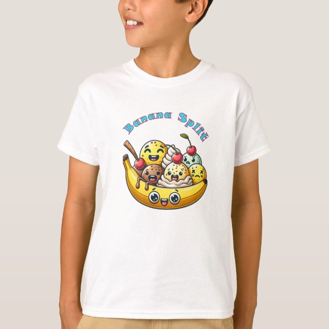 T-shirt Banane cassée drôle (Devant)