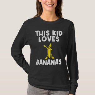 T-shirt Banane cool pour enfants garçons Dabbing Jaune Swe