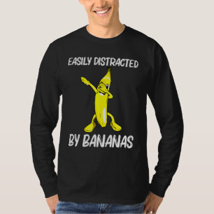 T-shirt Banane cool Pour Hommes Femmes Dabbing Jaune Sweet