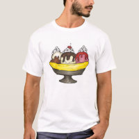 Banane crème glacée Sundae Fractionné Foie Confus 