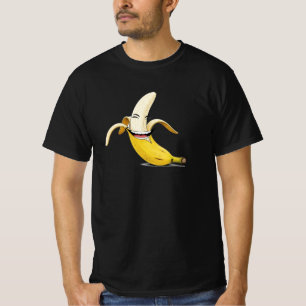 T-shirt Banane de dessin souriant - Fruit drôle visage T-s