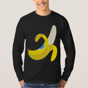 T-shirt Banane Plantain mignonne Ripe Fruit Peellé Yello