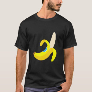 T-shirt Banane Plantain mignonne Ripe Fruit Peellé Yello