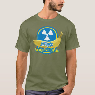 T-shirt Banane radioactive pour les hommes