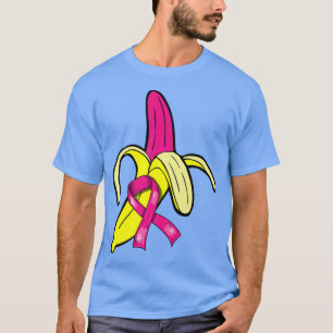 T-shirt Banane rose Ribbon Lazy Costume Halloween Breast C