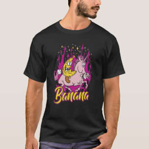 T-shirt Banane Unicorne Banane Plantain Fruit