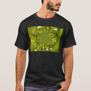 T-shirt Banane verte Kaleidoscope Art Imprimer/Graphique
