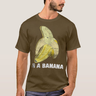 T-shirt Bananes Lover Fruit sain Végétarien Je suis Banan