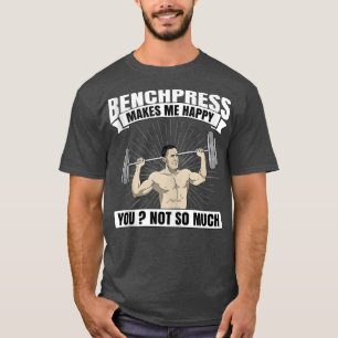 T-shirt Banc Presse Cadeau Musculation Hommes GYM Tank