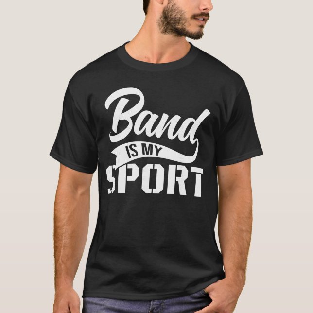 T-shirt Band Is My Sport girl (Devant)