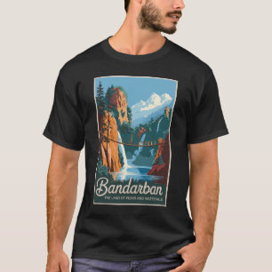 T-shirt Bandarban Bangladesh Travel Art Vintage