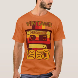 T-shirt Bande de cassette légendaire vintage Retro 1960