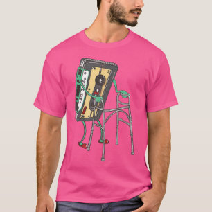 T-shirt Bande de cassette rétro amusante Mixtape Vintage 8