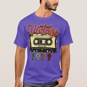 T-shirt Bande de cassette vintage 1979