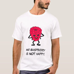 T-shirt Bande de framboise au mauvais fruit avec Slogan pe