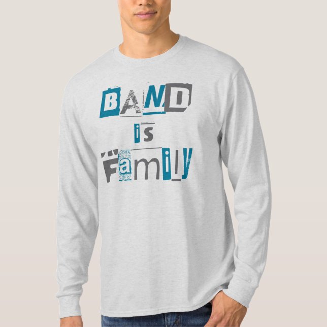 T-shirt Bande de Marquage Bande de dire est famille (Devant)