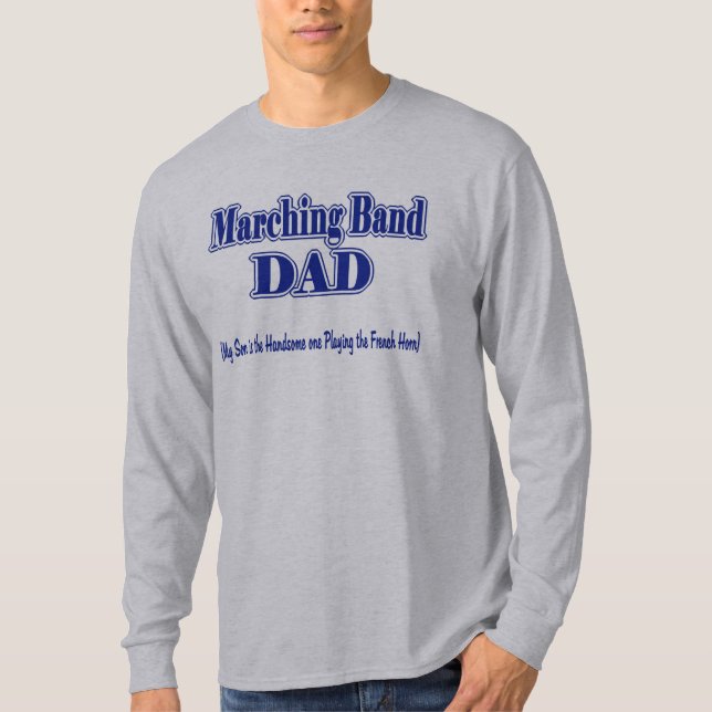 T-shirt Bande de Marquage papa/ Corne française (Devant)