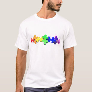 T-shirt Bande de puzzle d'autisme