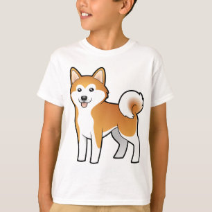 T-shirt Bande dessinée Akita Inu/Shiba Inu
